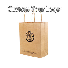 Load image into Gallery viewer, Kraft Paper Custom Logo Design Printed Food Grade OEM & ODM Service