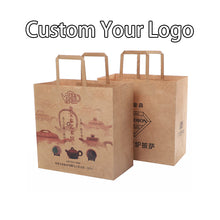 Load image into Gallery viewer, Kraft Paper Custom Logo Design Printed Food Grade OEM & ODM Service