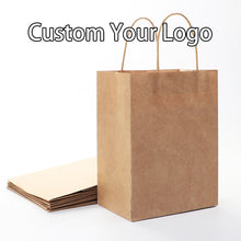 Load image into Gallery viewer, Kraft Paper Custom Logo Design Printed Food Grade OEM & ODM Service