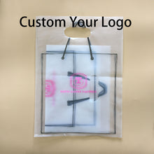 Load image into Gallery viewer, Beautiful plastic PVC beach bag clear travel cosmetic bags