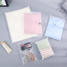 Load image into Gallery viewer, Frosted PE bag Clothing packaging storage slider zipper bag