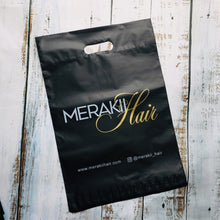Load image into Gallery viewer, biodegradable custom printed matte hand black poly mailer shipping bag