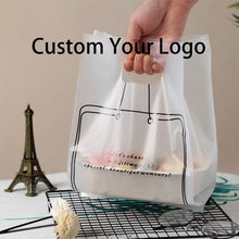 Load image into Gallery viewer, Milk tea bread packaging plastic bag stand up pouch for easy packaging