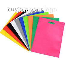 Load image into Gallery viewer, custom heavy capacity shopping bag made by non-woven fabric print