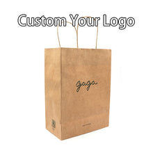 Load image into Gallery viewer, Printed Boutique Gift Packaging Customized Commercial Bags Kraft Paper