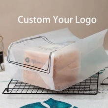 Load image into Gallery viewer, Milk tea bread packaging plastic bag stand up pouch for easy packaging