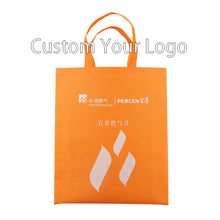 Load image into Gallery viewer, Custom Printed Eco Friendly Reusable Grocery PP Laminated Non Woven Fabric Tote Shopping Bags