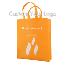 Load image into Gallery viewer, Custom Printed Eco Friendly Reusable Grocery PP Laminated Non Woven Fabric Tote Shopping Bags