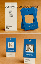 Load image into Gallery viewer, Clothing tag custom LOGO design store label clothing trademark