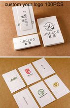 Load image into Gallery viewer, women's clothing tag customized clothing tag logo design customized