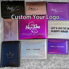 Load image into Gallery viewer, Metallic Foil Rose Gold Custom Logo Padded Bubble Envelope Mailing Bag