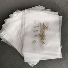 Load image into Gallery viewer, Custom Plastic EVA zipper packing frosted plastic bag for Garments