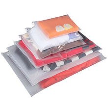 Load image into Gallery viewer, Frosted PE bag Clothing packaging storage slider zipper bag