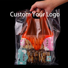 Load image into Gallery viewer, Clear Tote Bags Transparent Top Fashion PVC Customized Logo