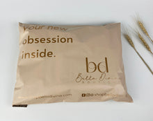 Load image into Gallery viewer, 100pcs Customize Your LOGO Rose Gold Poly Mailing Bag Biodegradable Shipping Bags, Courier Bags,Mailer Bag