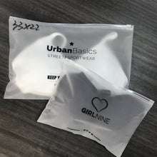 Load image into Gallery viewer, Custom Plastic EVA zipper packing frosted plastic bag for Garments