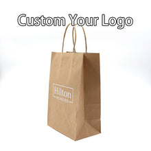 Load image into Gallery viewer, Custom Gift Paper Bags With Your Own Personal Logo Shopping