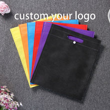 Load image into Gallery viewer, Custom Print Logo Non-Woven Shopping Bag Non Woven Tote Bags