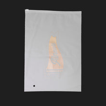Load image into Gallery viewer, Frosted matte ziplock OEM waterproof bag plastic zip bag for clothing