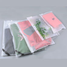Load image into Gallery viewer, Frosted PE bag Clothing packaging storage slider zipper bag