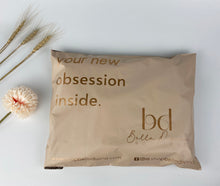 Load image into Gallery viewer, 100pcs Customize Your LOGO Rose Gold Poly Mailing Bag Biodegradable Shipping Bags, Courier Bags,Mailer Bag