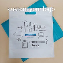 Load image into Gallery viewer, Custom Print Logo Non-Woven Shopping Bag Non Woven Tote Bags