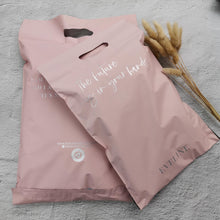 Load image into Gallery viewer, Waterproof Courier Self-sealing handle pink Mailing Bag For Clothing