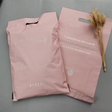 Load image into Gallery viewer, Waterproof Courier Self-sealing handle pink Mailing Bag For Clothing