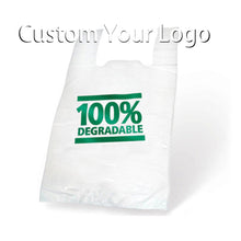 Load image into Gallery viewer, Custom Recyclable Printed Shopping Vest Plastic Sack Poly Carrier Bag T Shirt Bag