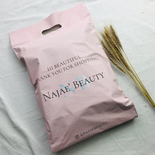 Load image into Gallery viewer, Custom Logo Printed Clothing Custom Plastic Bag pink Handle Packing Bag