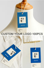 Load image into Gallery viewer, Clothing tag custom LOGO design store label clothing trademark