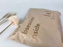 Load image into Gallery viewer, 100pcs Customize Your LOGO Rose Gold Poly Mailing Bag Biodegradable Shipping Bags, Courier Bags,Mailer Bag