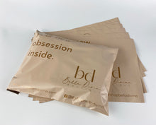 Load image into Gallery viewer, 100pcs Customize Your LOGO Rose Gold Poly Mailing Bag Biodegradable Shipping Bags, Courier Bags,Mailer Bag