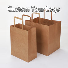 Load image into Gallery viewer, Shopping Paper Bag Clothing Shoe Packaging Gift Paper Bag Kraft Paper