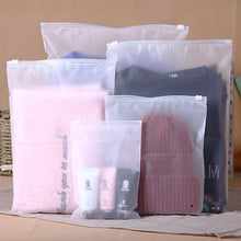 Load image into Gallery viewer, Hot Selling Eco friendly Zipper Resealable Clothes Frosted Plastic Bag