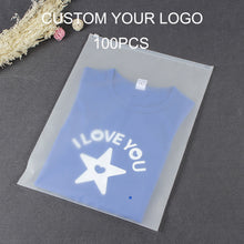 Load image into Gallery viewer, biodegradable Custom Printing Proof Zipper Bags for Clothing Packaging