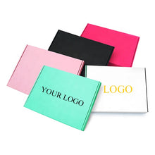 Load image into Gallery viewer, Customized logo corrugated box clothing shipping mailer boxes