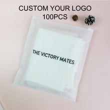 Load image into Gallery viewer, Biodegradable custom frosted zipperplastic clothing packaging bag
