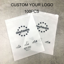 Load image into Gallery viewer, Zip Lock Frosted Plastic Slider PVC Zipper Pack Swimwear Cosmetic Bag