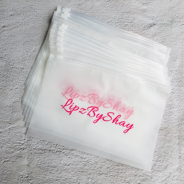 Zip lock bag MOQ 100pcs Can print your logo