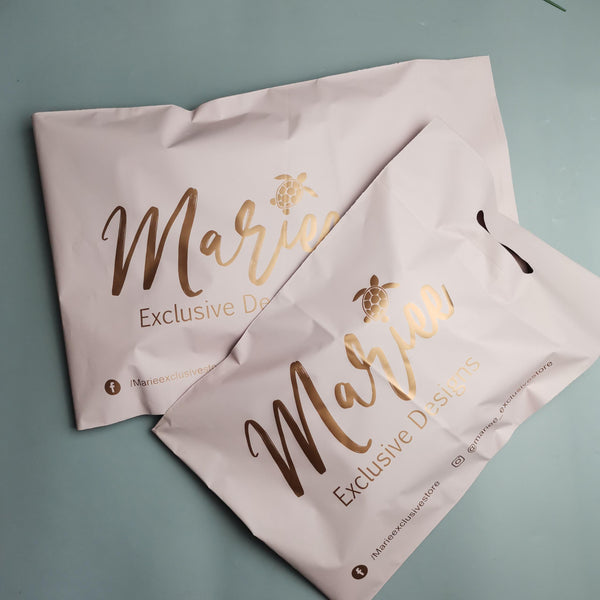 The new matte light pink mailing bag, customized logo,