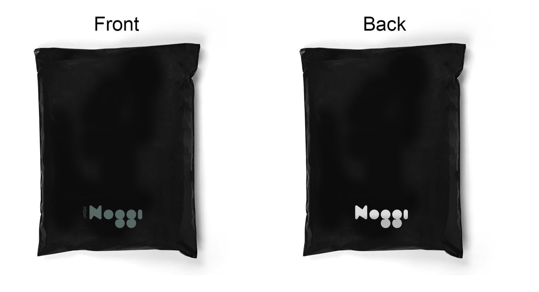 custom black mail bags