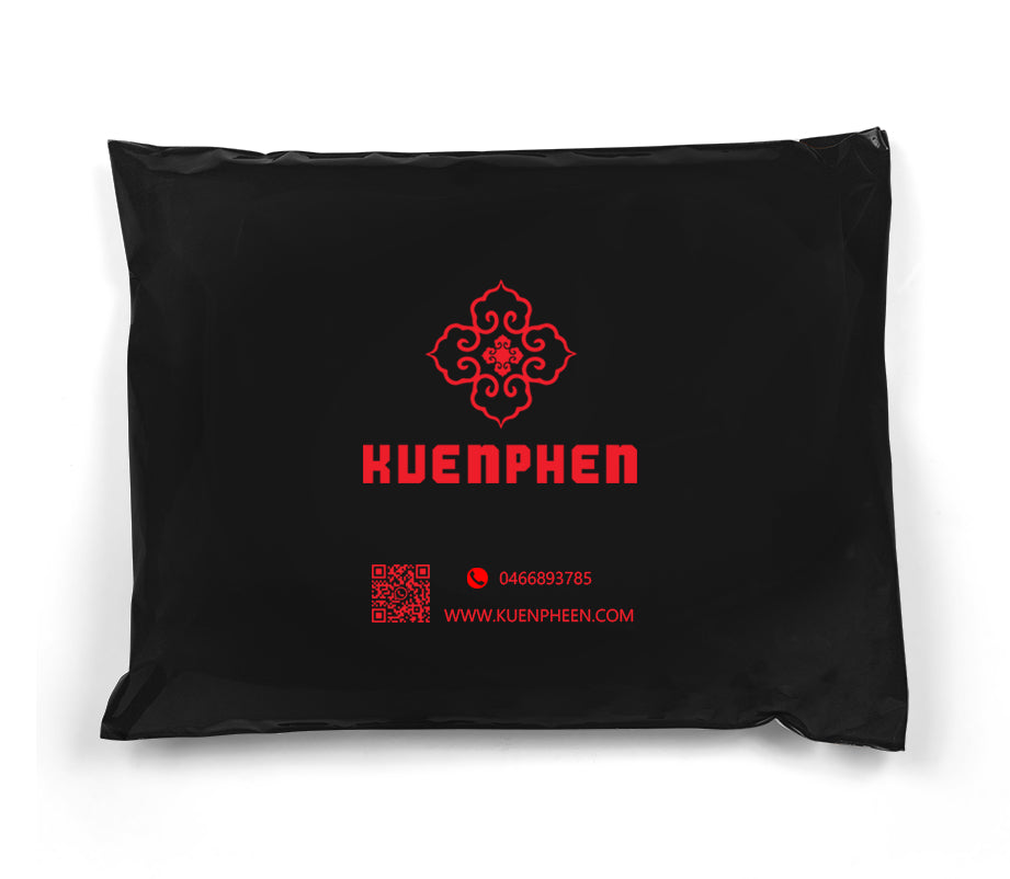 1000pcs 9.8x13.8 in black mailer bag custom design