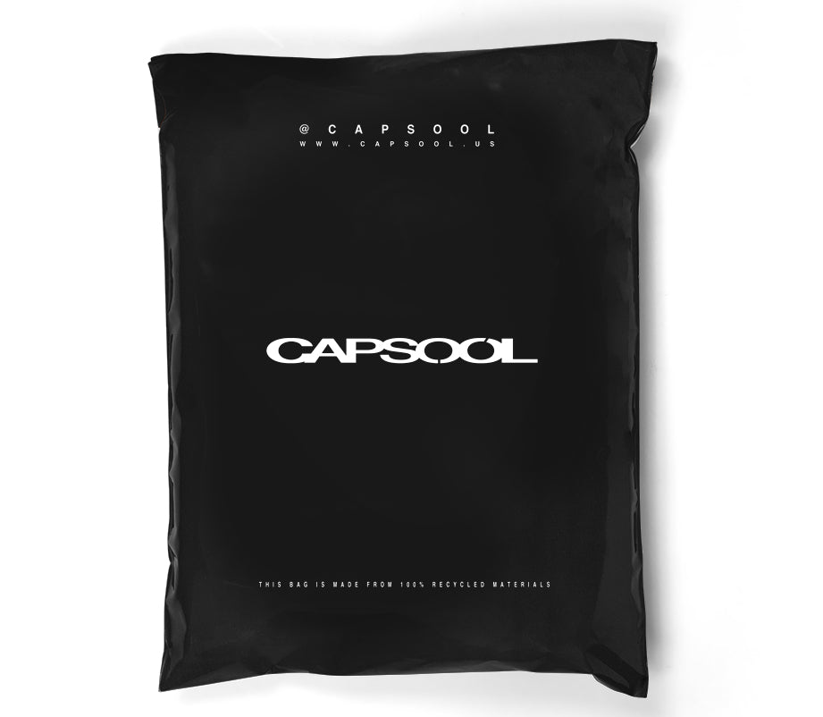 200pcs black mail bag print logo