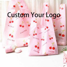 Load image into Gallery viewer, custom shopping bags t shirt custom plastic bag fancy shopping bag
