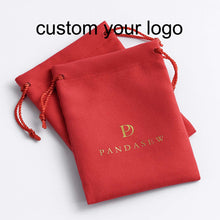 Load image into Gallery viewer, Custom velvet Small Velvet Drawstring Bag Wine Red velvet Bag
