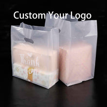 Load image into Gallery viewer, Custom ins gift cosmetics packaging shopping bag transparent pvc tote bag
