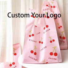 Load image into Gallery viewer, custom shopping bags t shirt custom plastic bag fancy shopping bag
