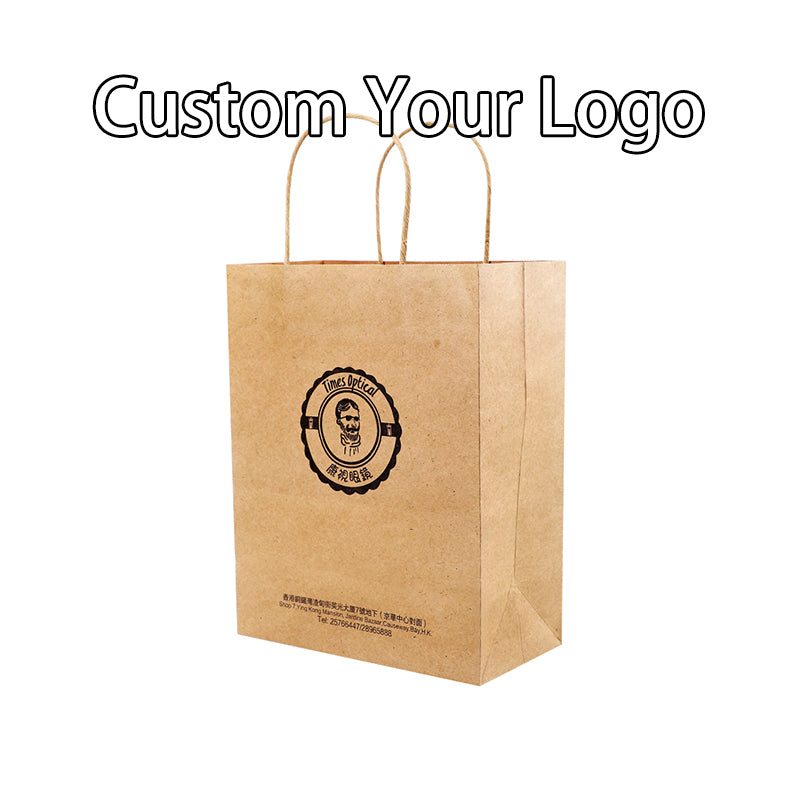 Kraft Paper Custom Logo Design Printed Food Grade OEM & ODM Service