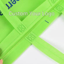 Load image into Gallery viewer, Cheap tote custom printed recyclable non woven shopping bags with logo
